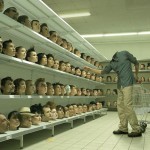 face on shelf