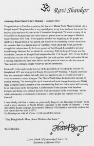 Raviji's letter