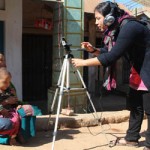 Rural multimedia journalist of DrikNews reporting from the field