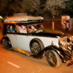 The Grey family roll into Drik on the eve of Chobi Mela VII in their 1936 Rolls Royce