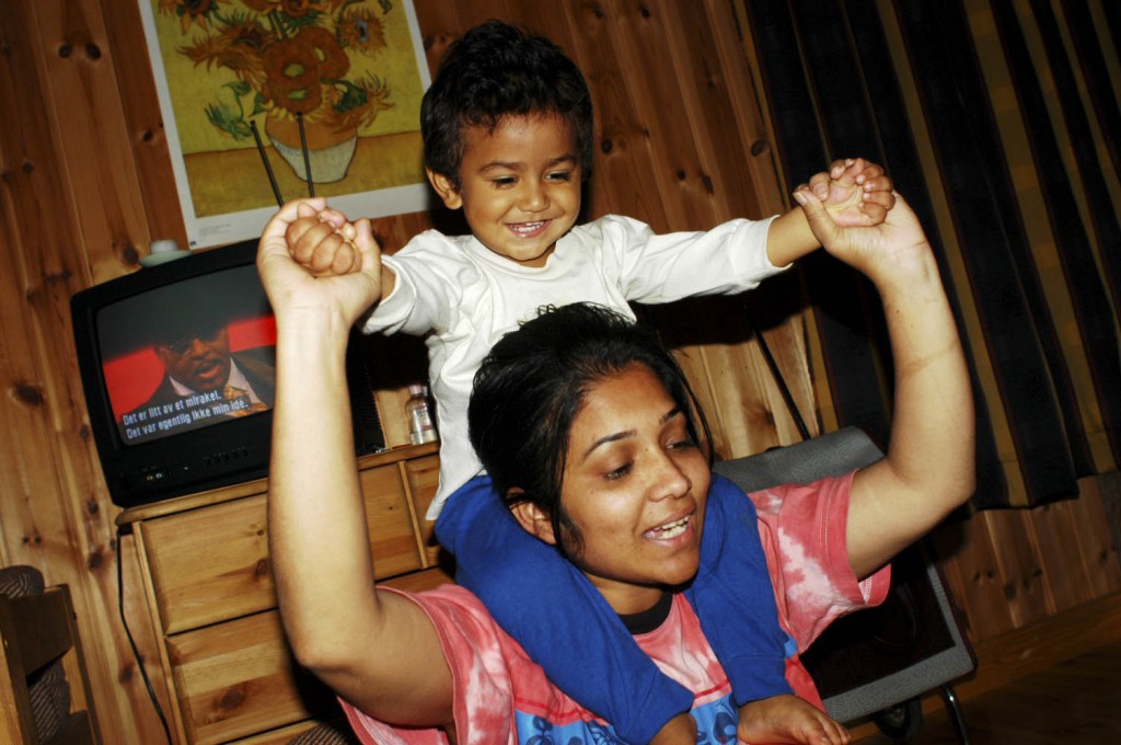 Nilavro and Shilpi in Oslo.