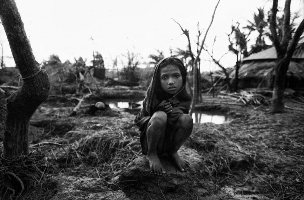 The little girl in Anwara was an orphan her family and her home had all gone. But she didn't stay an orphan for long. I soon found her adopted by another poor family who took her into their fold. ? Shahidul Alam/Drik/Majority World