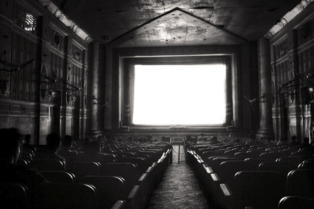 Morning film show, Manoshi Cinema Hall, Bongshal, 2009.