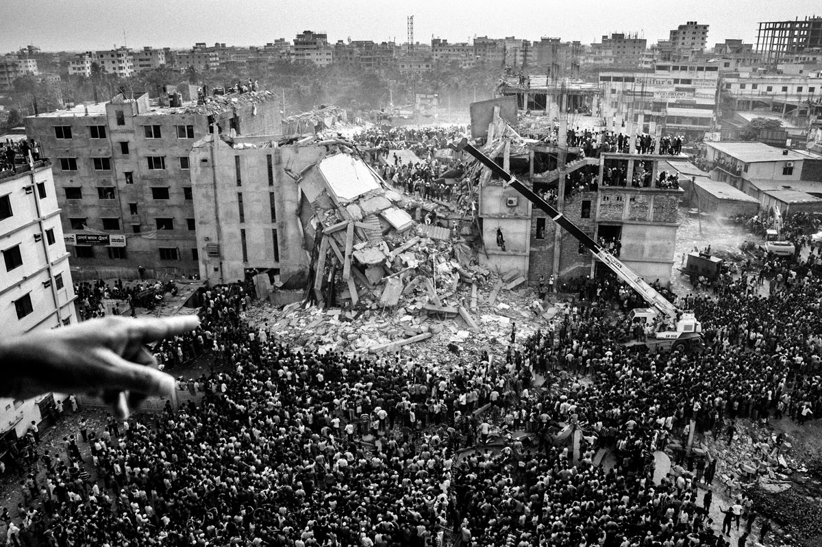 Collapse  of Rana Plaza. Photo: Rahul Talukder