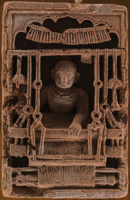 Rare depiction of terracotta weaver. Terracotta art was at its peak from 4th - 8th century. Courtesy of Ruby Ghuznavi, Dhaka. Bangladesh. Photo: Shahidul Alam/Drik/Majority World